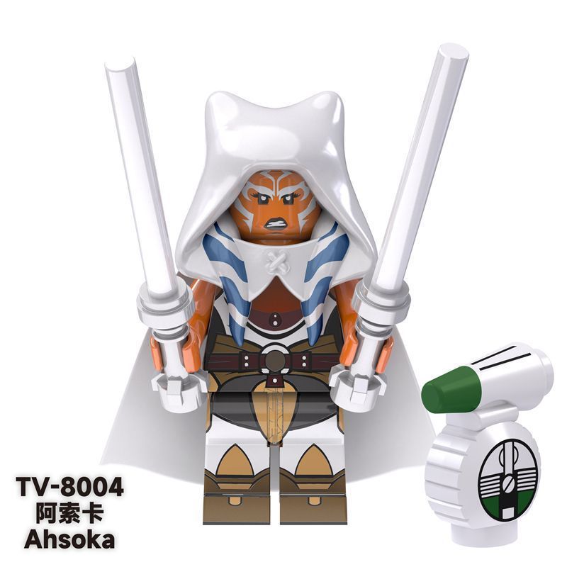 レゴ スター・ウォーズ クローン・アソカラム・オビ＝ワン TV6101 ビルディングブロック ミニフィギュア組み立て玩具と互換性があります。|undefined