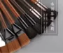 圆头硬毛精品扁头养壶笔
