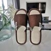 Slippers, footwear for beloved indoor, non-slip summer slide platform, cotton and linen