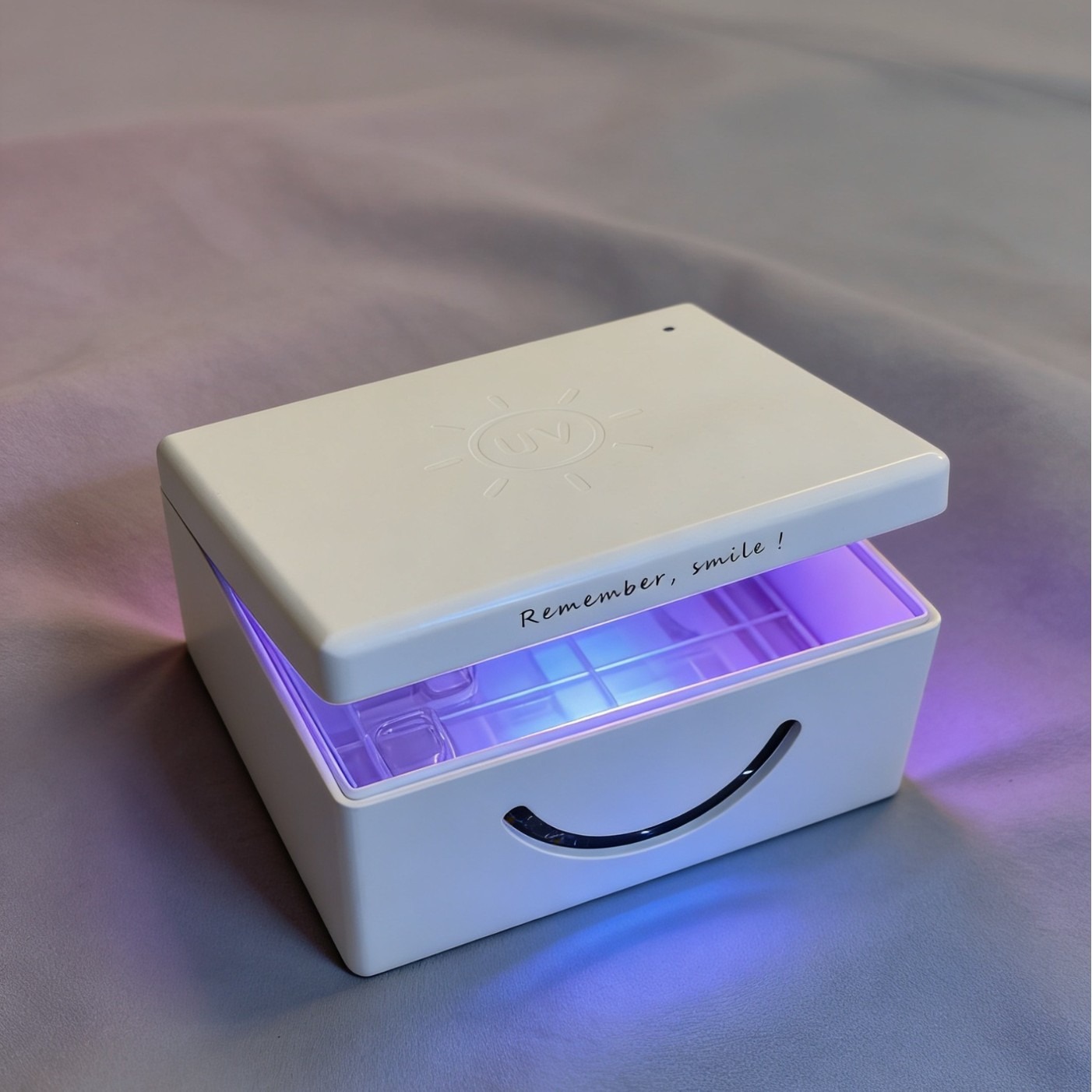 便携多功能紫外线消毒盒眼镜玩具奶瓶紫口罩杀菌机木质两用首饰盒