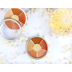 Mercier Concealer 6 Colors Cover Spots, Acne Marks, Pimples, Dark Circles, Three-dimensional Concealer and Repair Palette 42g