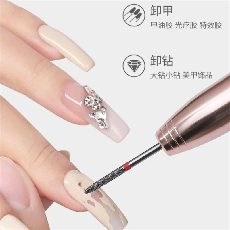 Cross-border especial manicura de acero de tungsteno cabeza de molienda frente ruso peeling talla de molienda removedor de uñas herramienta de cabeza de molienda de cohetes