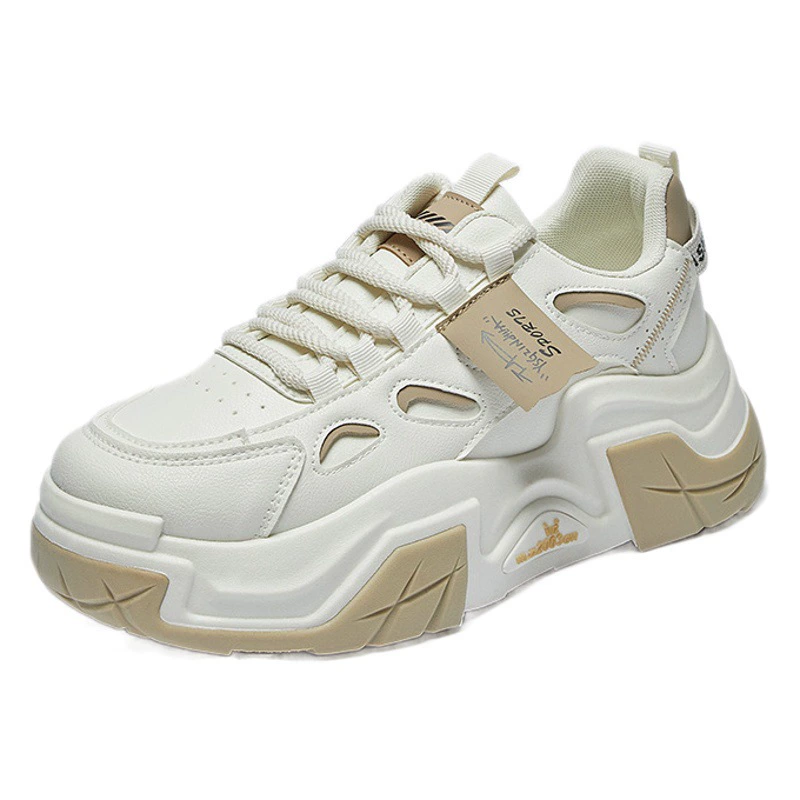 Кроссовки в корейском стиле на толстой подошве, весна 2025, новый уличный стиль, студенческие, спортивные, увеличивающие рост, повседневные, C-5501