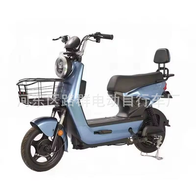Factory Adult Electric Bicycle, Small Electric Motorcycle, Long-Distance Riding King, Mini Taxi, Electric Vehicle, Mini Portable (Elektrikli motosikletlər) - blue-export-export-naked-bikeself-equipped-battery-charger