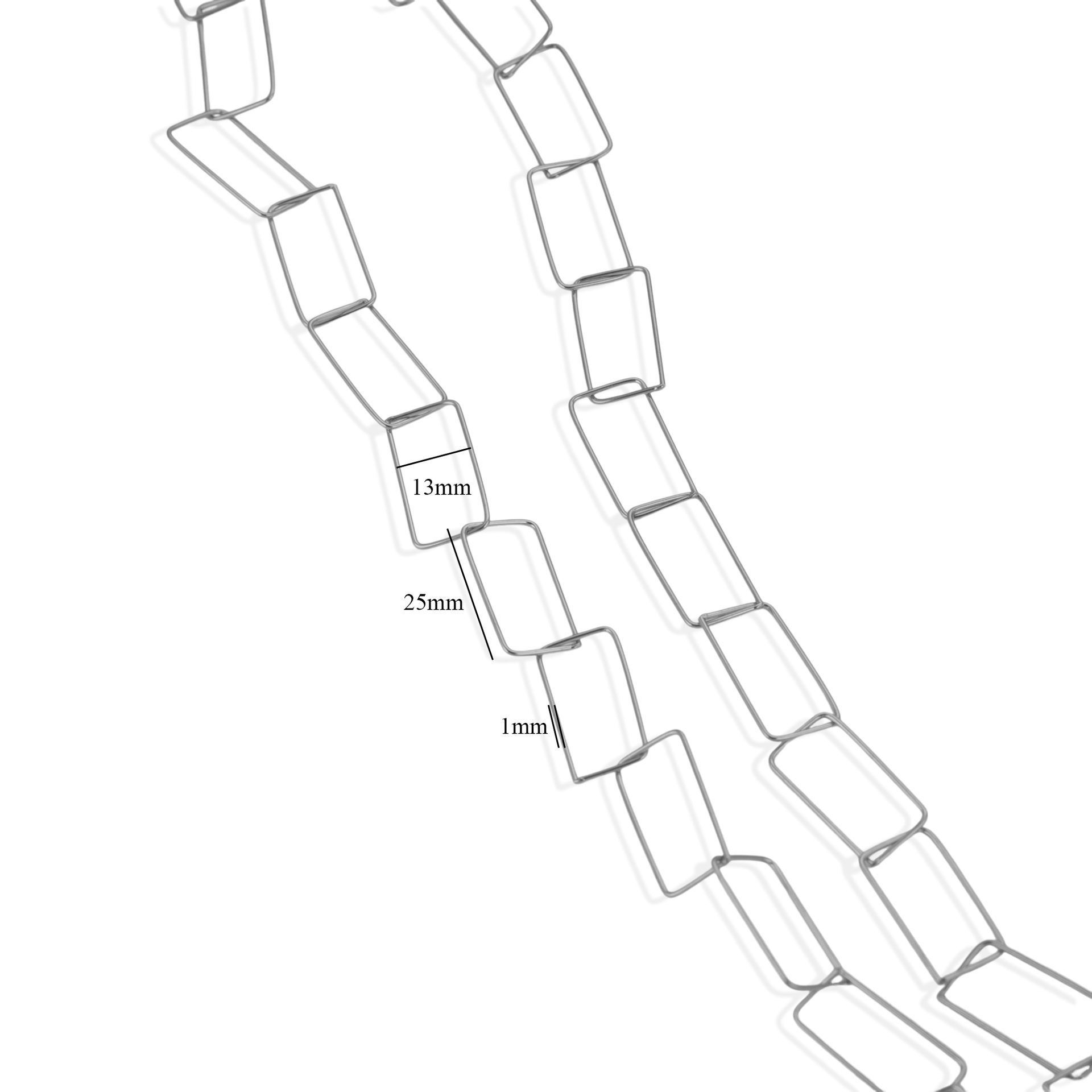 Europa y los Estados Unidos transfronterizos simple gran cadena chapado 18K oro real coreano cadena hecha a mano diy joyería accesorios collar pulsera