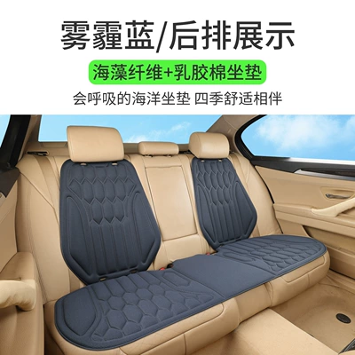 for all seasons, one-piece – Four Seasons Pad - haze-blue-rear-row-long-seat-2-backrests-thermoformed-in-one-piece