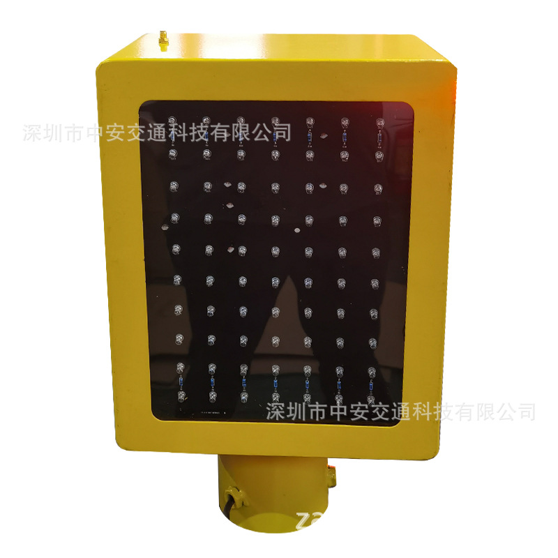 【无线同步】高速LED雾灯整体同步闪烁警示方形铁壳220V