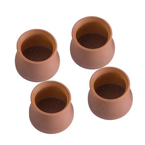 Manufacturer Silicone Small Bench Chair Leg Covers Thick Anti-Slip Silent Desk Chair Leg Pads Chair Leg Protectors Large