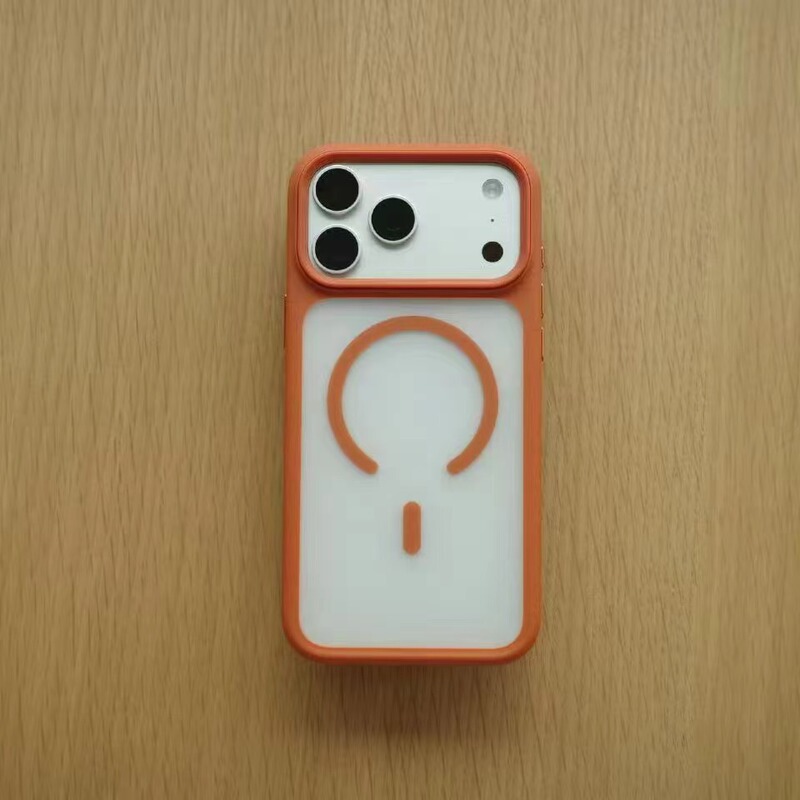 Suitable for Iphone17Air Integrated Ai Camera Button Mobile Phone Case Apple 17Pro Matte Frosted Magnetic Suction Case Factory