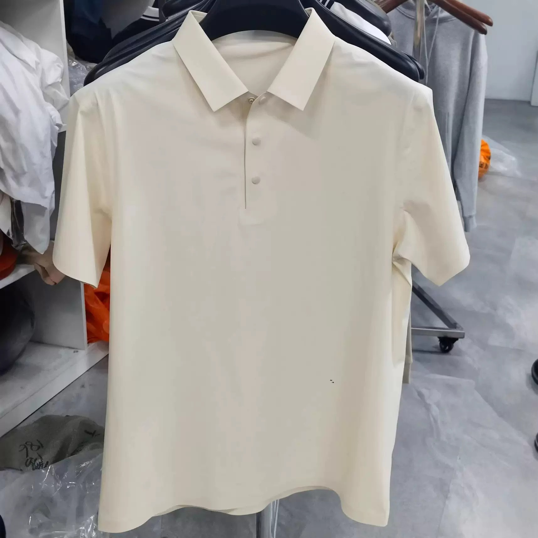 26春夏新款锦氨休闲运动时尚翻领无缝男士短袖polo衫防嗮凉感抗菌