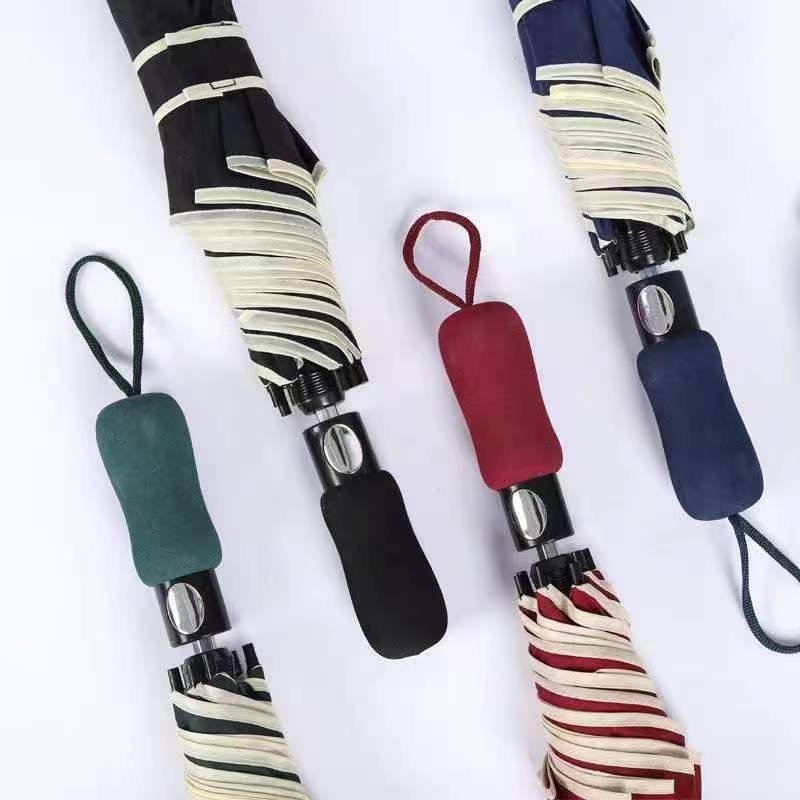 27 inch 20% folding golf umbrella oversized three-person folding umbrella commercial gift advertising umbrella printing LOGO