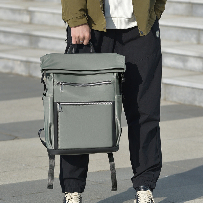 Fashionable Men's Polo Backpack for Business Trips, Large Capacity 16inch Laptop Backpack for College Students