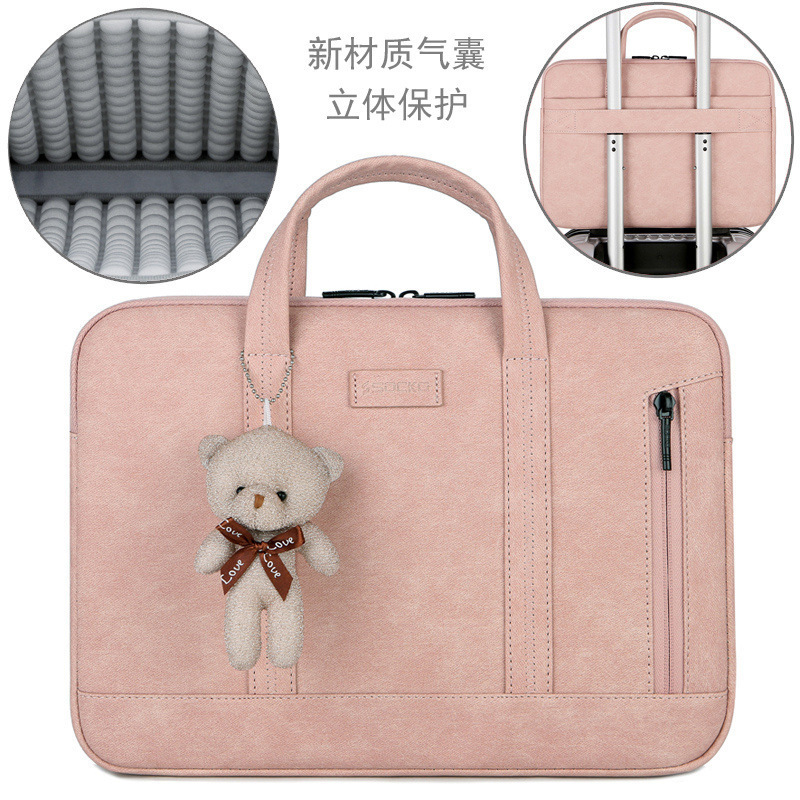 13/ 13.3inch 핑크 + 더블 에어백 + 타이로드 스트랩