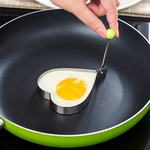 Egg frying machine model grinding tool poached egg breakfast round love egg frying artifact fried egg creative bento mold