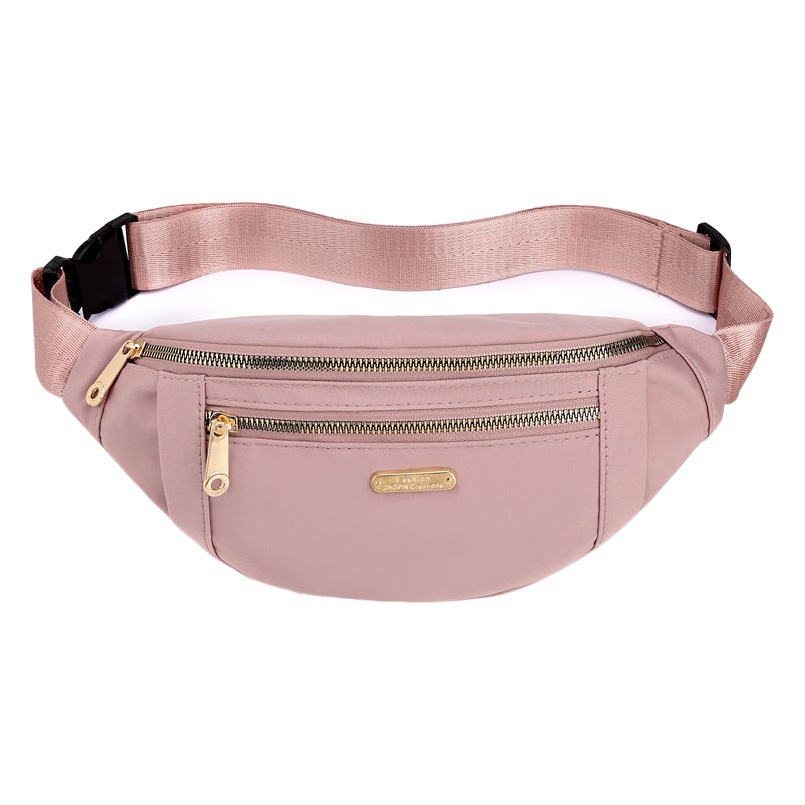 Bolsa de pecho de gran capacidad multifuncional de estilo coreano bolsa de tela de nylon para mujer bolsa de viaje de ocio al aire libre bolsa de cintura bolsa de cajero