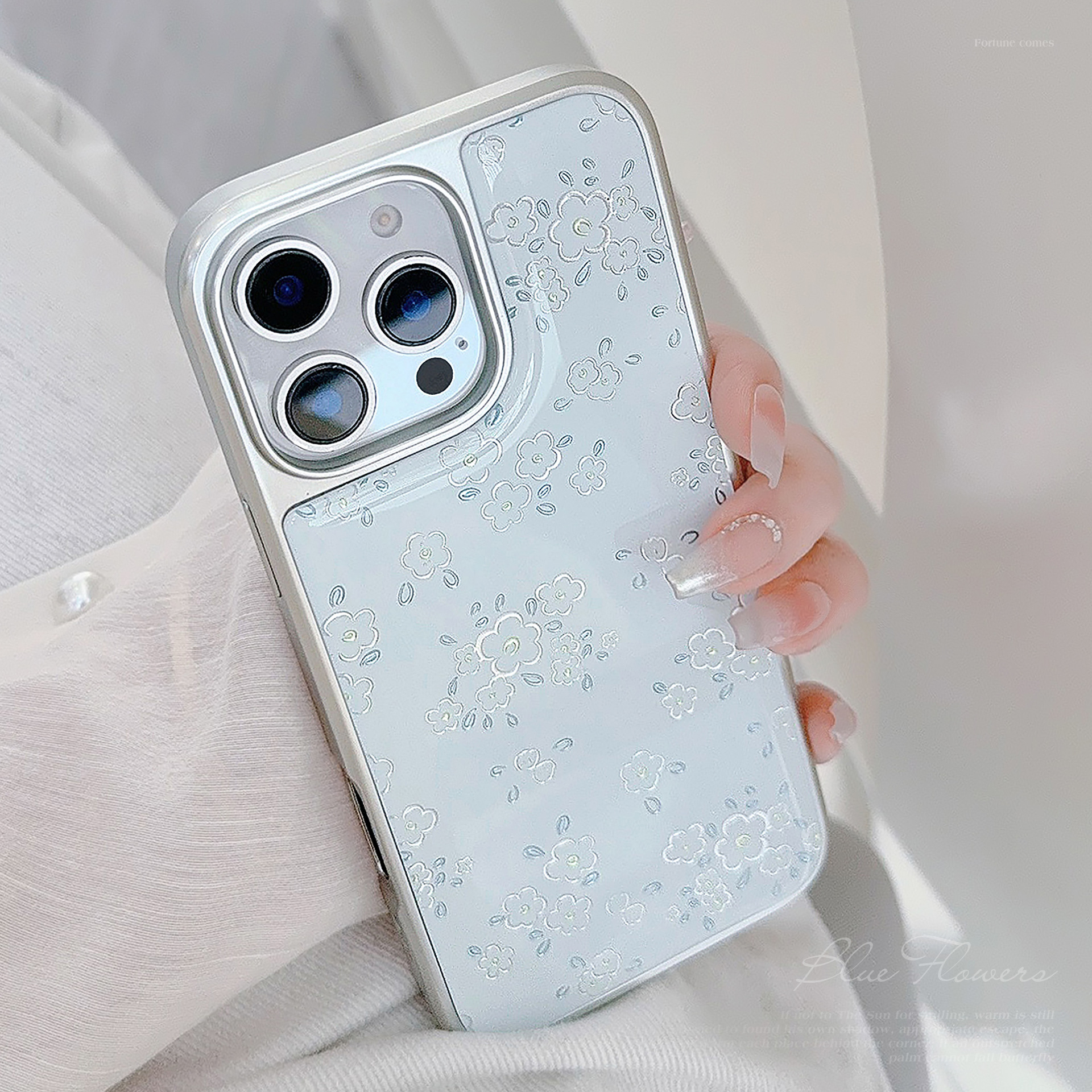 Lips Fresh Flores Apple 16 Pro Max Case iPhone 15 Gote 17 para Huawei Mate 70