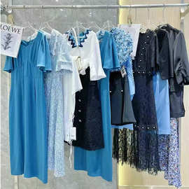 25夏品牌撤柜女装【唯媚】时尚小仙女连衣裙上衣尾货清货女装尾货