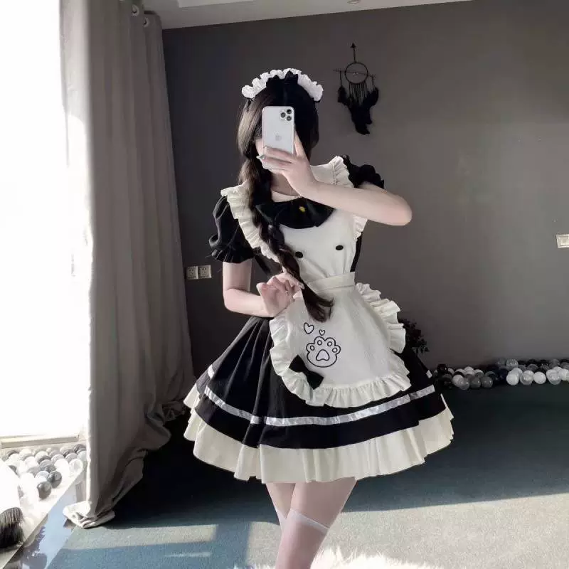 Платье с японским фартуком, Lolita OP, в стиле лолита, косплей