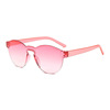 Transparent glasses, trend sunglasses, sun protection cream, Japanese and Korean, gradient, UF-protection