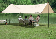 天幕帐篷户外露营遮阳涂银黑胶野餐方形幕布棚套装防雨棚