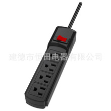 厄瓜多尔委内瑞拉南美插座浪涌保护 4孔电源线接线板 heavy duty