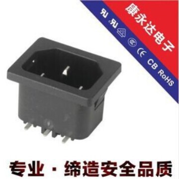 [认证齐全]AC电源插座 品字小家电插座 DE-14-5P-L3S3-08