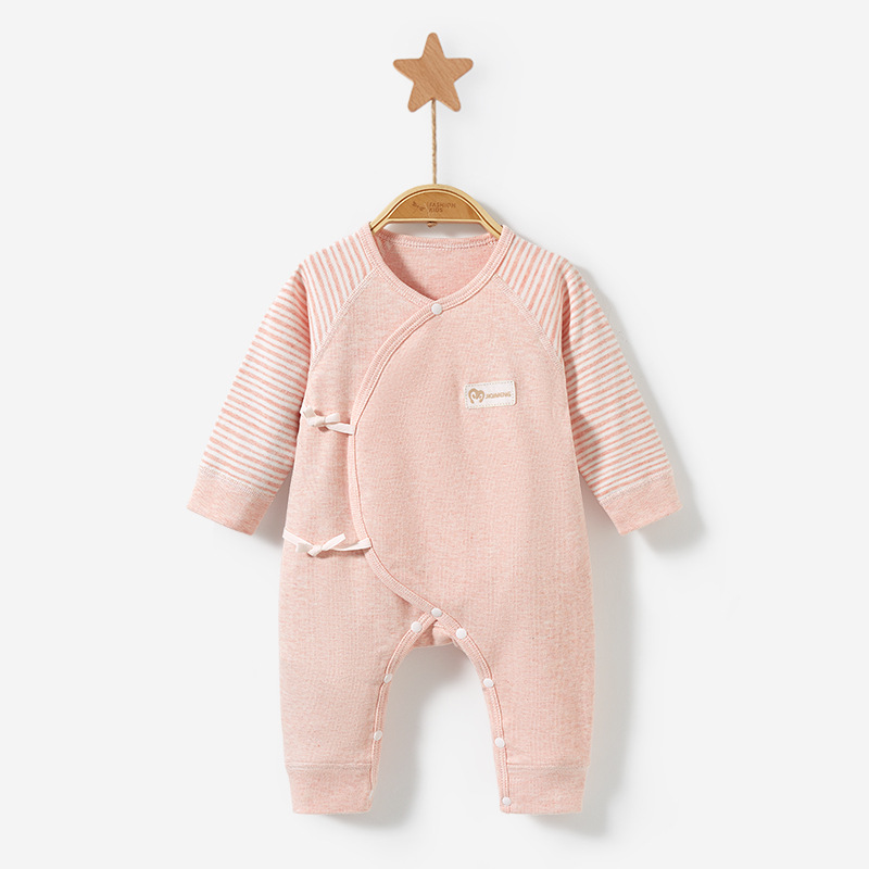 Mono de bebé para otoño e invierno, recién nacido, de algodón puro, estilo monje, ropa de dormir unisex, pelele de invierno, traje para gatear, ropa de bebé