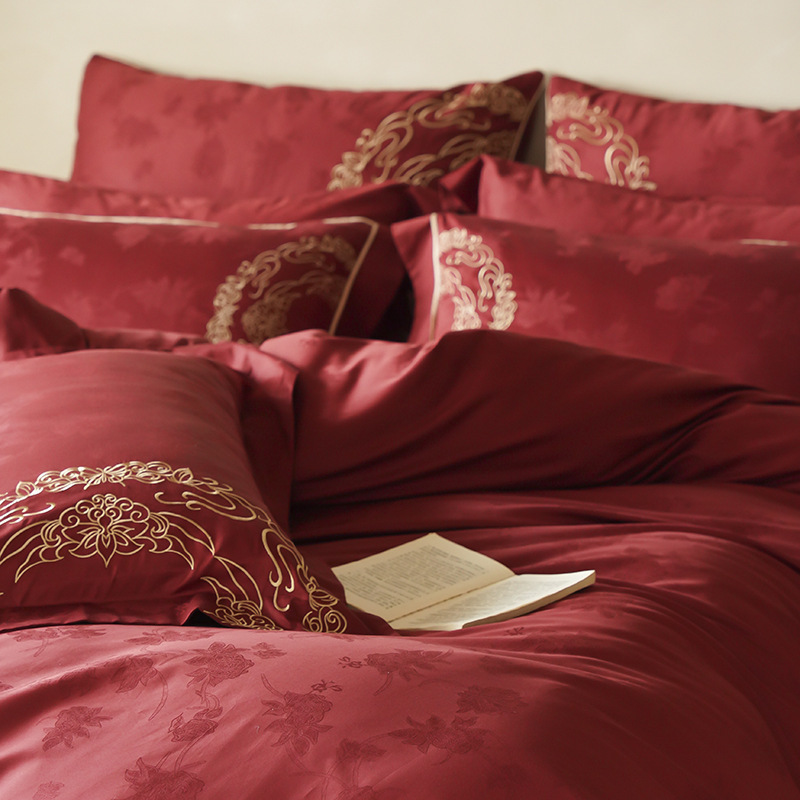 Luxury Cotton Duvet Cover Set High-end 4 Piece Bedding Range_voghion.com
