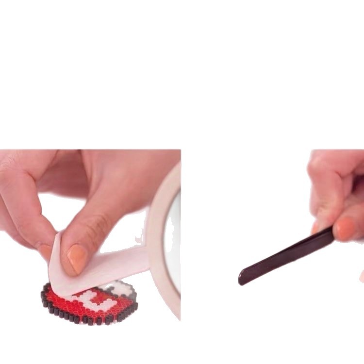 Beauty paper bean paste stickers with large areas of bean paste are protected by ironing templates t