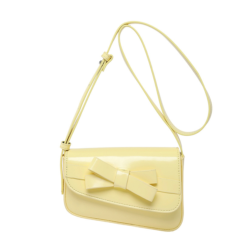 Bolso pequeño de alta calidad 2025 verano nuevo bolso femenino diseño de nicho bolso de hombro lindo lazo bolso de mensajero