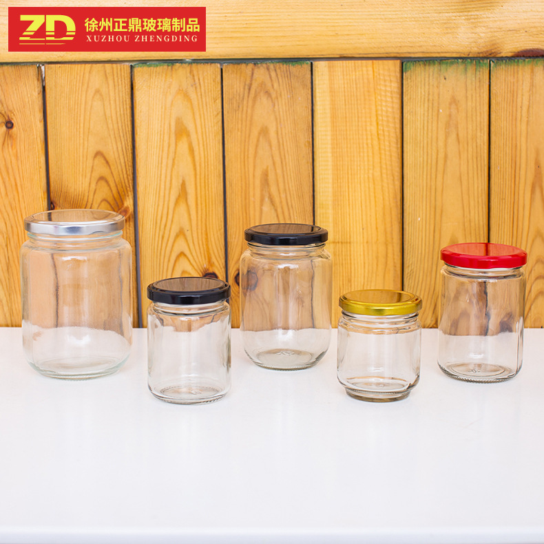 厂家供应240ML耐热料酱菜瓶果酱瓶辣酱蜂蜜玻璃瓶麻酱罐头储物瓶