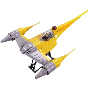 Строительные блоки MOC, совместимые с костюмом Lego для мелких частиц N-1 Навигационные истребители Сращивание строительных блоков 13997 Звездные войны