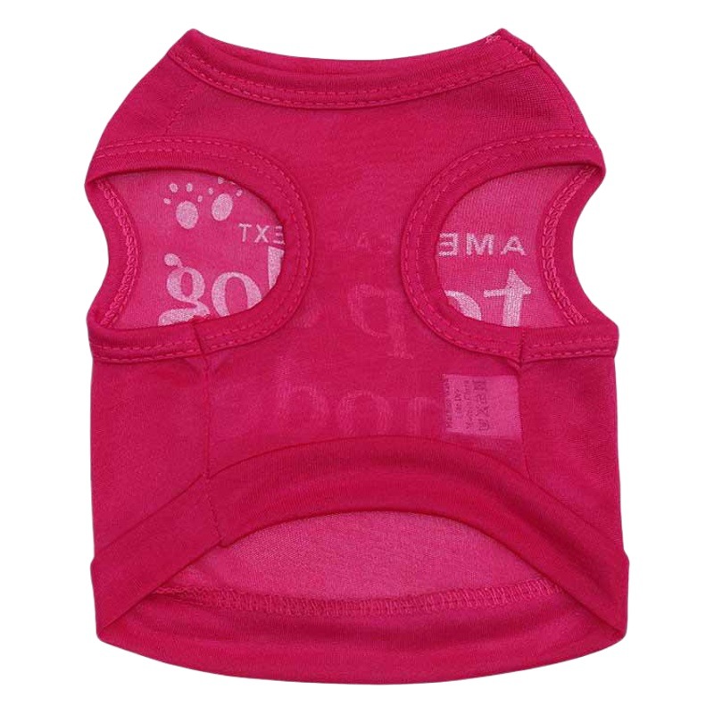 Suministros para mascotas perro gato ropa al por mayor poliéster transpirable pequeño perro Teddy bichon chaleco primavera y verano otoño