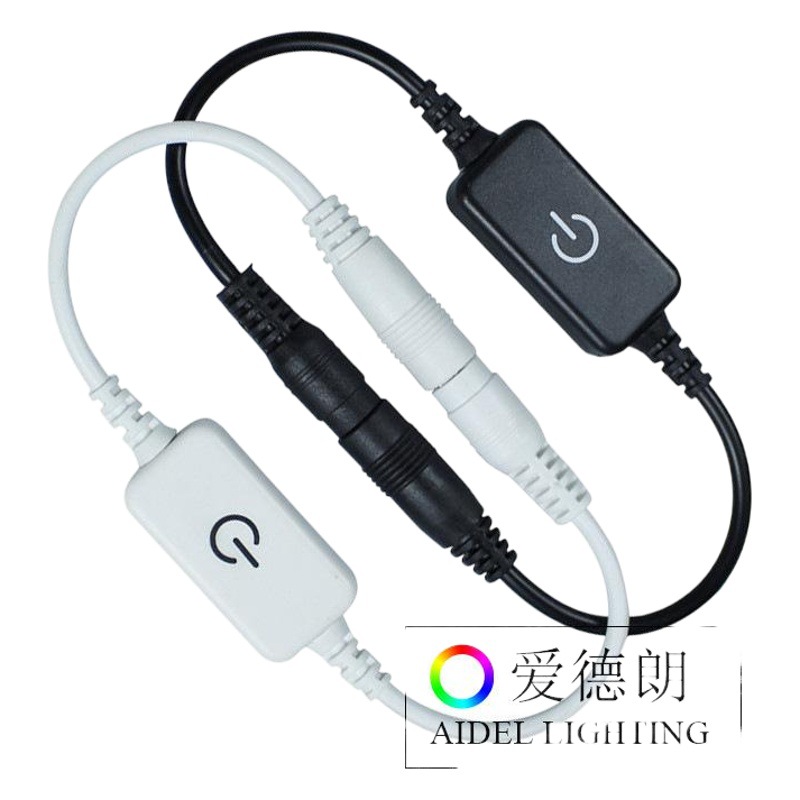 LED monocromo Interruptor táctil dimmer mini controlador monocromo en línea Interruptor Táctil en línea de atenuación