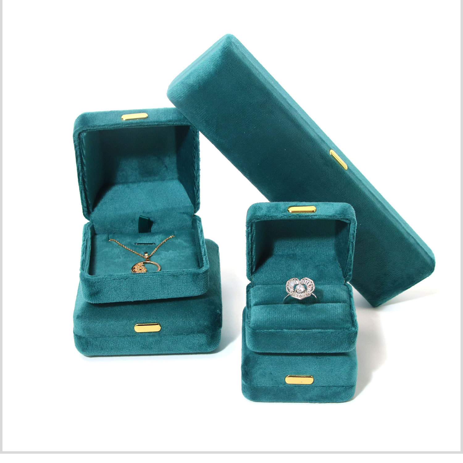 20g Weight Jewelry Boxes Classification 1 Piece Quantity Daily Occasion Solid Color Pattern Elegant Style Elegant Lady Solid Color Cloth Jewelry Boxes