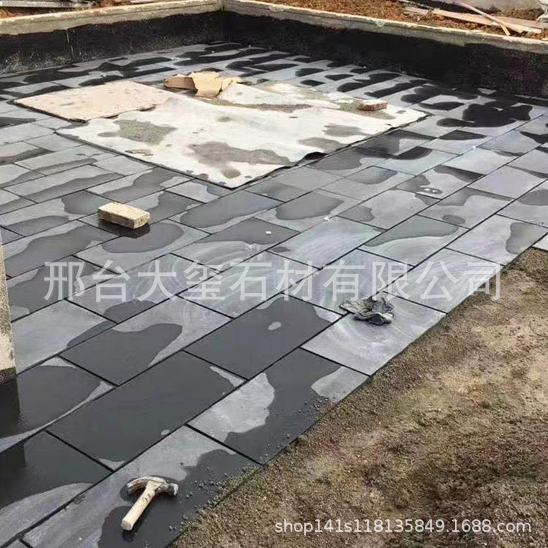 天然板岩青石板庭院地砖仿古文化石300600别墅庭院防滑铺地石板-阿里巴巴