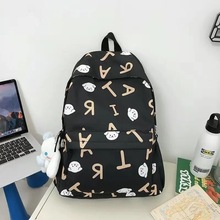 日系可爱小熊软妹涂鸦少女书包女韩版初高中学生背包大容量双肩包