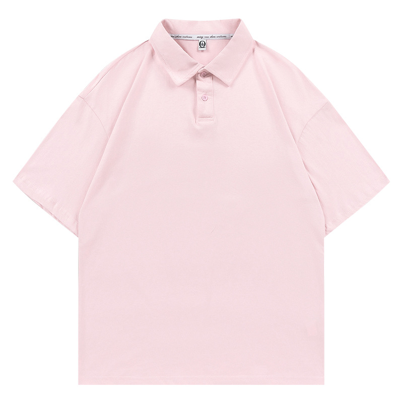 7A antibacteriano cuatro cierre Solona marca de moda con solapa de manga corta polo ropa de trabajo camisa cultural ropa personalizada