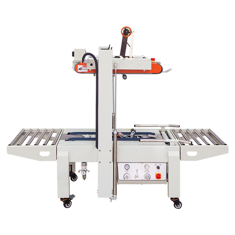 Dingye DQFXA6050 máquina de sellado automática de accionamiento hacia arriba y hacia abajo ajusta automáticamente el ancho y la altura de la caja de cartón image 6