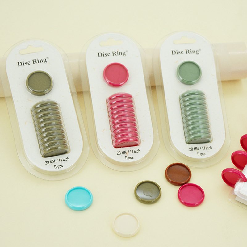 Anillos de disco y hebillas tipo seta para encuadernación, accesorios para cuadernos y álbumes DIY