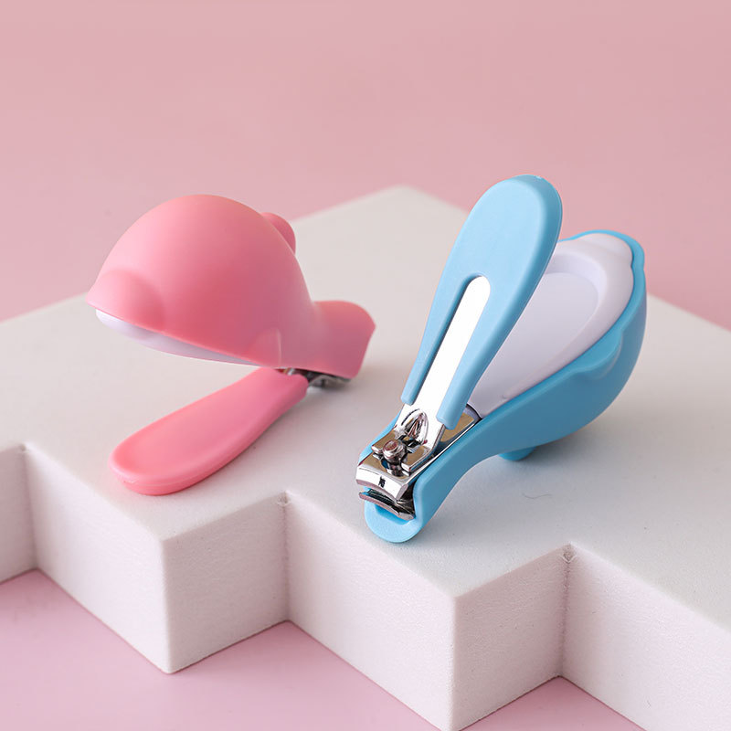 Nuevo cortaúñas para bebés de dibujos animados lindos, cortaúñas para niños, cortaúñas para bebés pequeños, cortaúñas para bebés portátiles