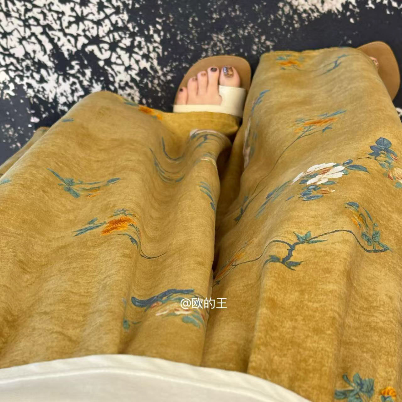 [Algodón] mujer verano 2024 cintura alta versátil retrógrada delgada una falda de busto