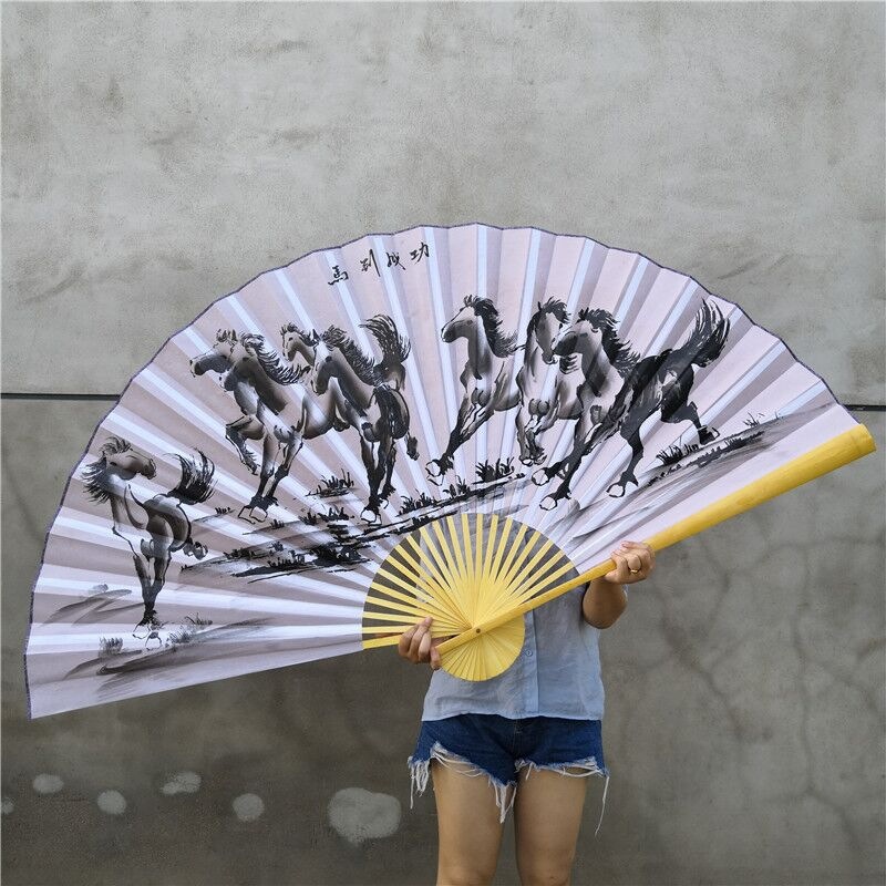 0.9*1.6M大挂扇中式装饰扇子大折扇子中国风影楼道具扇婚庆摄影-阿里巴巴