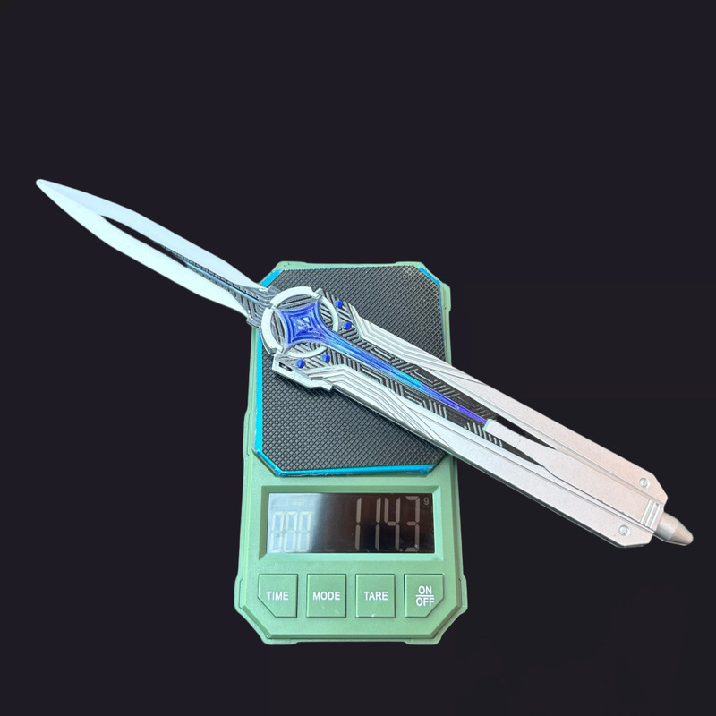 三角洲鼠鼠跑刀近战武器28cm北极星桌面摆件COS道具金属工艺品|undefined