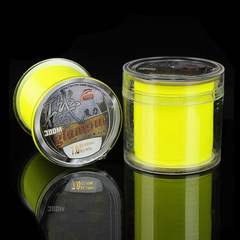 高強度半浮水300米裝熒光黃耐磨磯釣線海竿線路亞線魔力磯釣線