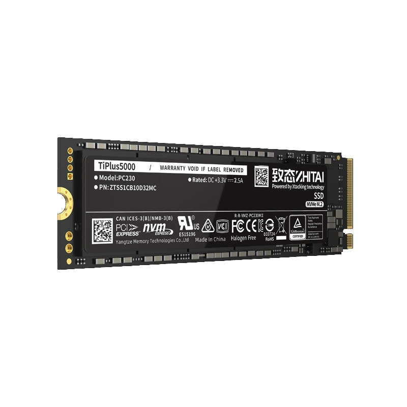 [Совместимо с ZhìTài (ZhiTai)Longji Storage Tiplus5000 SSD 2TB для ноутбука и настольного ПК]