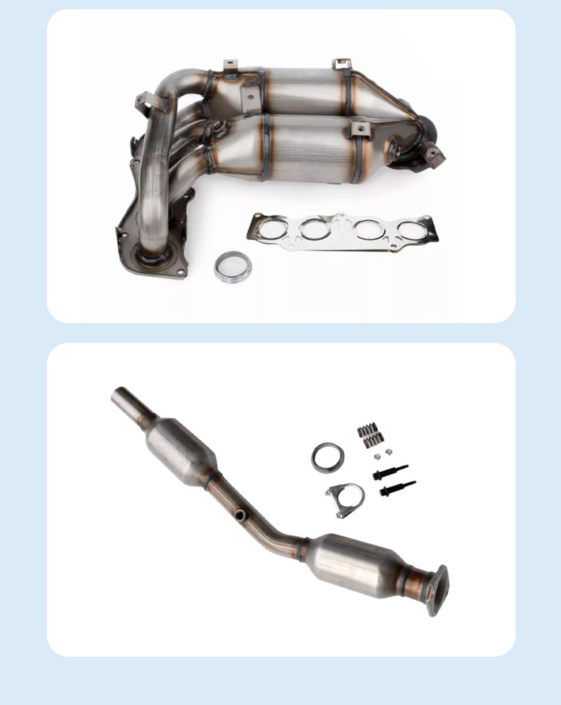 Suitable for Toyota Series Three-Way Catalytic Converter Car Exhaust Purifier Three-Way Catalytic Converter Universal Package Factory Direct Sale