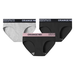 Girls' underwear Orange  brand women's underwear cotton briefs same modal underwear