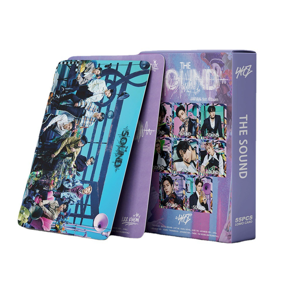 Корейская звезда 55 Шар Box Маленькая карточка Stray (G) I-DLE Ive Ateez Коллекция Ломо Карта Перешедший границы