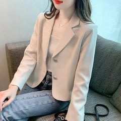 小个子短款西装外套女2025秋季新款时尚气质小西服设计感小众上衣
